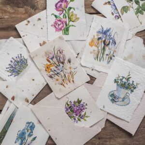 Papier czerpany A5 printy