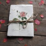 Zestaw ręcznie czerpanych papierów Rosa Gallica Officinalis